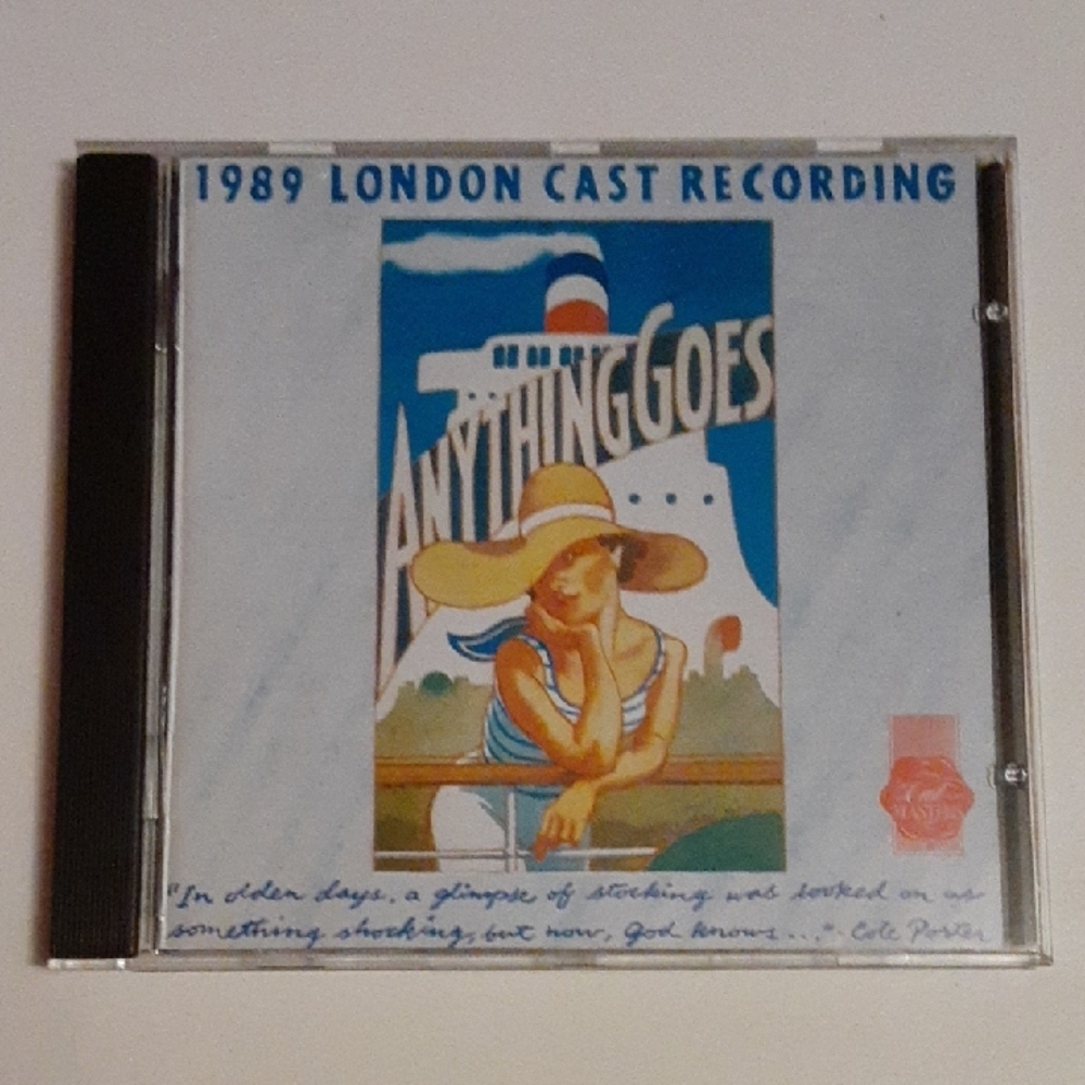 Anything Goes 1989 London Cast Recording Music CD